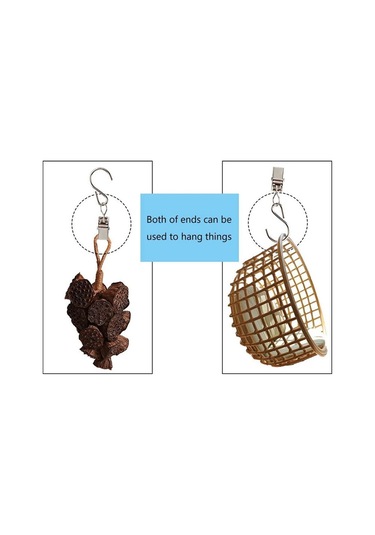 Perde Fotoğrafları İçin Kancalı 150 Adet Paslanmaz Çelik Perde Klipsleri, B Gümüş