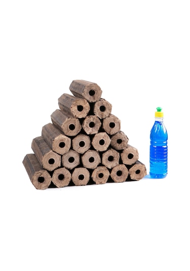 Briket Şömine Odunu 20 Kg- Yüksek Kalorili - Tamamen Doğal N11.3129