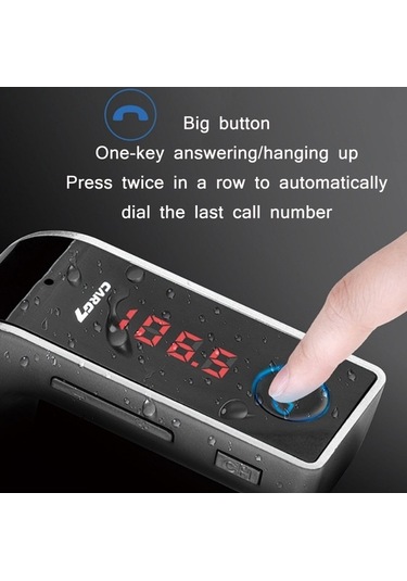 Flybuy Serbest Mp3 Gül G7 Fm Eller Çalar Bluetooth Araba Altın Av