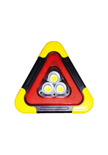 Reflektör Fener Şarjlı-Solar Şarjlı Reflektör-Işıklı Dikkat