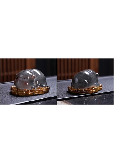 Suntek Magideal Çay Pet Kedi Reçine El Sanatları Kitaplık Masa Stil a