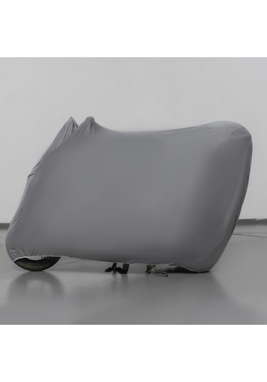 Falcon Dolphin 100 Gri Kumaş Motosiklet Branda Motor Penye Branda