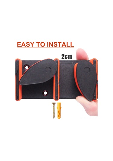 Xindoker Duvar Takılı Balıkçılık Kamışı Tutucu, Eva Köpük Malzeme, Siyah, 30cm Boyut, Paketli