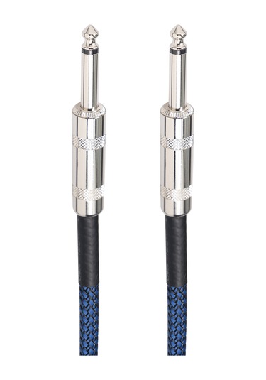 Sones Tc048bl 6,35 Mm Fiş Erkek - Erkek Elektrik Gitar Mono Ses Kablosu, Uzunluk: 1,8 M