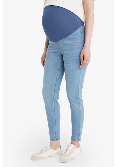 DeFacto Skinny Fit Yüksek Bel Düz Paça Standart Boy Hamile Pantolon Z6884AZ24SPIN89