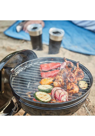 Napoleon Premium 14 Taşınabilir Kömürlü Mangal Barbekü 35cm Siyah