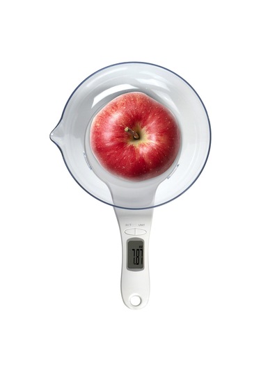 Kosona Mutfak Dijital Terazi 3kg/1g Hassas Sensor, Çıkarılabilir Kase, Birim Dönüşümü, Beyaz Pil Yok Çok Renkli