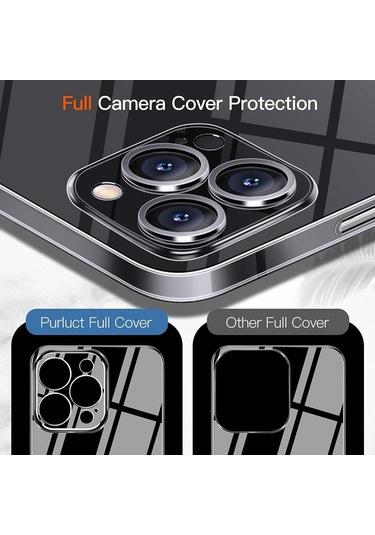 iPhone Uyumlu 14 Kilif Sararmayan Ince Seffaf Sert Pc White Kapak 557050847