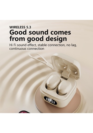 Singree Kablosuz Görünmez Kulaklık - Bt 5.3, 8 Saat Çalışma, Gürültü Önleme, Uyku Ve İş İçin Hafif Tasarım