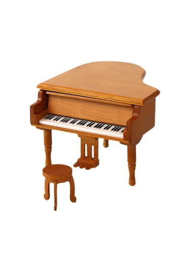 Suntek Minyatür Dollhouse Aksesuarları Sevgililer Ahşap-rengi