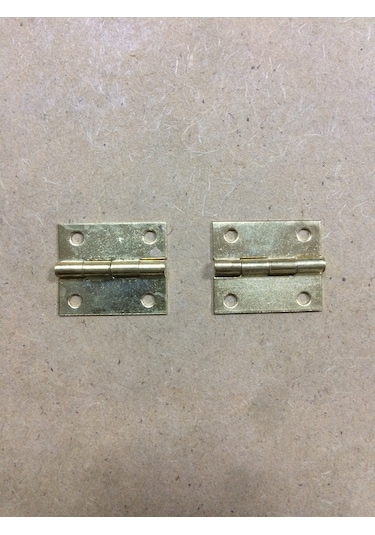 Dekoratif Mini Kutu Menteşe Tavla Menteşesi Sarı Renk 8 Ad 5005/1