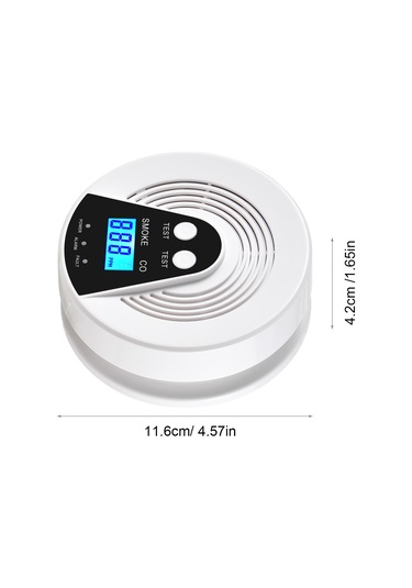 Kosona Lcd Ekranlı Duman Ve Karbonmonoksit Alarmı - Duvar Veya Tavan Montajı