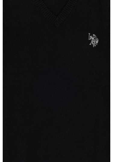 U.s. Polo Assn. Erkek Çocuk Siyah Kazak /triko 50294200-vr046 Siyah