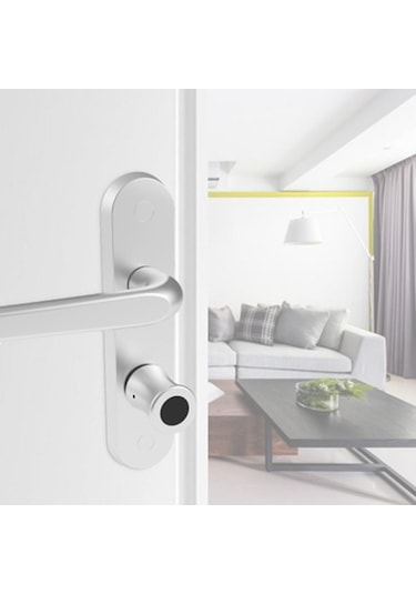 Homyl Ahır Sürgülü Kapı Mandalı Kilidi Amerikan Gümüş