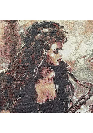 K39-Dokuma Goblen Kırlent Kılıfı