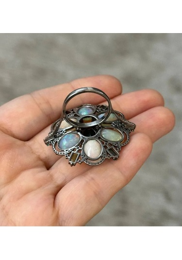 Allahverdi Türkmen Zümrüt Opal Yüzük 131