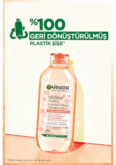 Garnier Micellar Peeling Kusursuz Makyaj Temizleme Suyu 400 ML