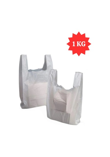 Ada Plastik Hısır Poşet Taşıma Torbası Alışveriş 1kg Küçük Boy 26x45cm