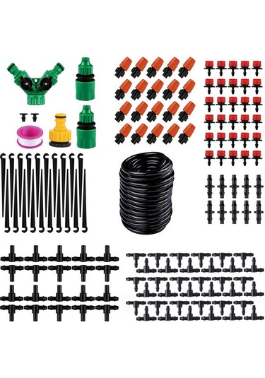 Qingmipy Otomatik Bitki Sulama Sistemi - 10m Serinletici Damla Sulama Kiti İle Bahçe Ve Saksılarınızı Rahatça Sulayın