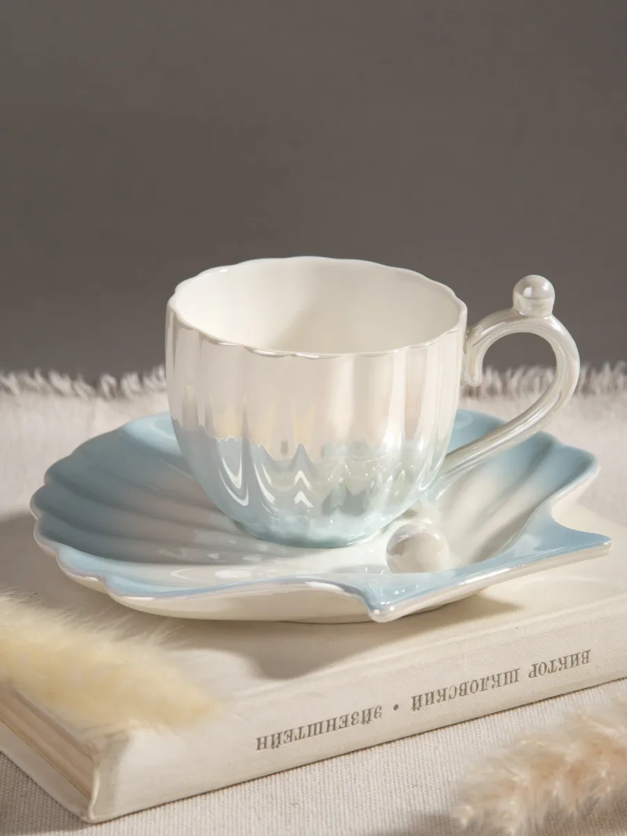 Teplo V Rukah Çay Takımı İnci Fincan Ve Tabak, Çay Ve Kahve İçin. İnşallah İyi Olmuştur. 283741957 Beyaz