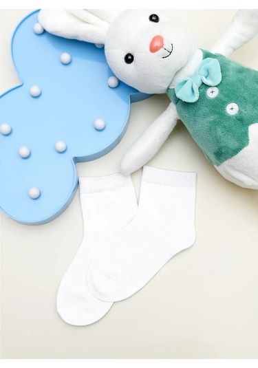 Broshderixwelly Beyaz Çocuk Çorapları 96931672 Beyaz