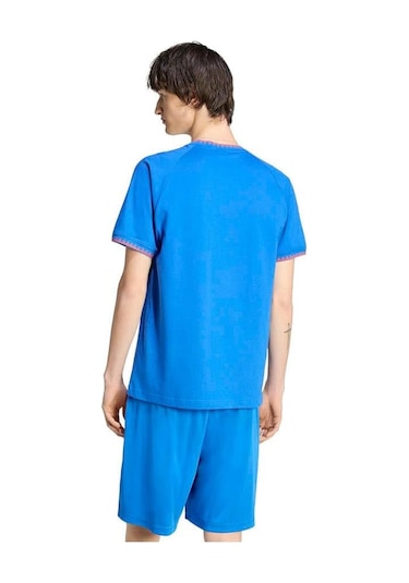 Adidas Erkek Mavi T-shirt Chest Str Ss T Kc6447