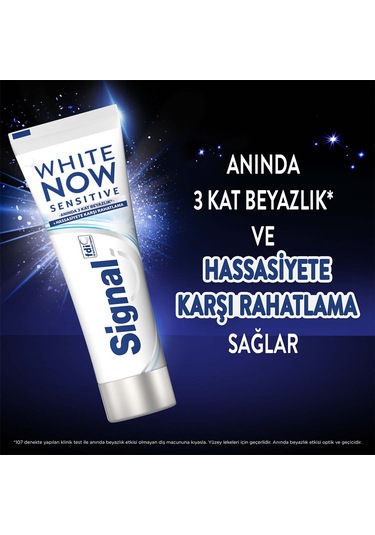 Signal White Now Sensitive Diş Macunu 2 x 75 ML