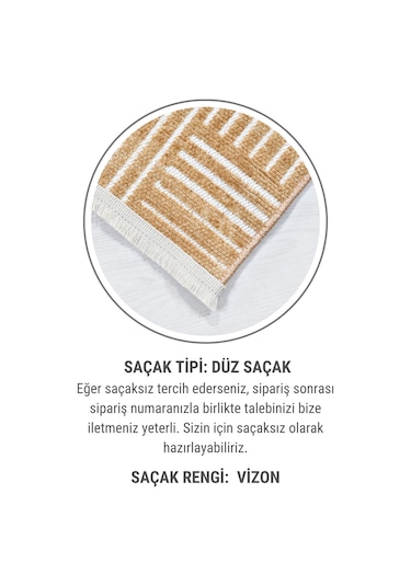 Revna Sarı Bej Kum Beji Yıkanabilir Halı Kaymaz Taban Pamuk Dokuma Salon Mutfak Koridor Halısı Sarı