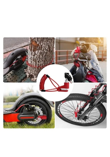 Umotech Yüksek Güvenlikli Bisiklet Scooter Motosiklet Kilidi