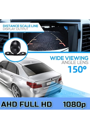 Ahd 1080p Kelebek Kamera 150'' Geniş Açılı Lens 12 Volt