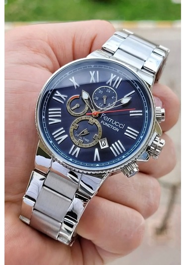 Ferrucci Fc21437takvimli&fonksiyonlu Roma Rakamlı Erkek Kol Saati