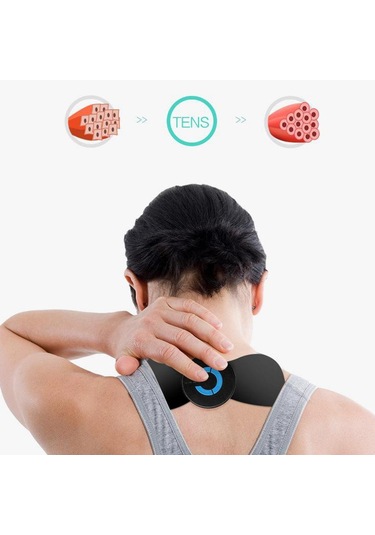 Suntek Mini Elektrikli Boyun Masajı Servikal Masaj Stimülatörü Usb İle Şarj Edilebilir Çok Renkli