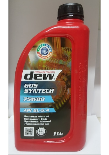 Dew Gos Syntech 75W-80 GL-5 Şanzıman Yağı 1 L