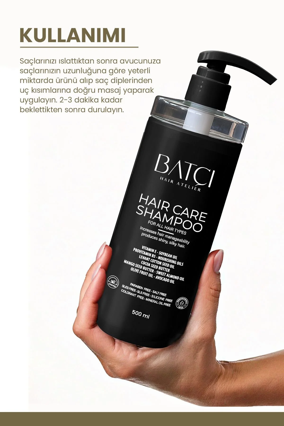 Sülfatsız Parabensiz Mentolsüz Derinlemesine Besleyici Provitamin B5 Şampuan 500 Ml Tüm Saçlar