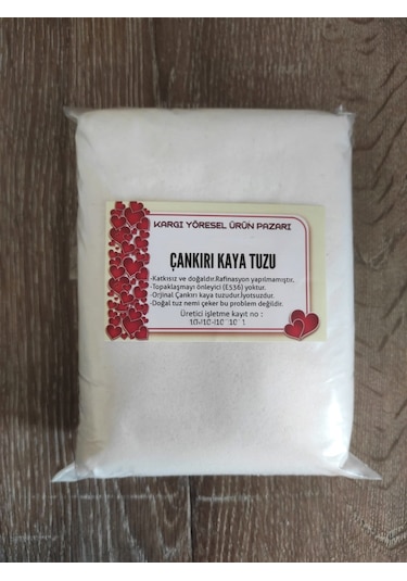 Kargı Yöresel İnce Öğütme Çankırı Kaya Tuzu 1 KG