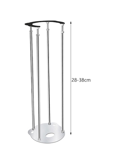 Suntek Tezgahaltı Havzası Destek Çubuğu Çelik Ev 38cm Gümüş