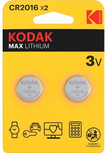 Kodak Para Pil Cr2016 2li - 2 Adet 4 Adet