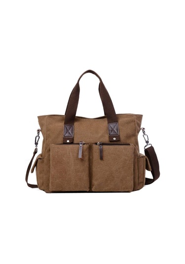 Dizüstü Bilgisayar Sırt Çantası Messenger Çantası Çok Fonksiyonlu Evrak Çantası Dizüstü Çantalı Çanta Çantası Çantası Okul Çantası Kahverengi Kahve