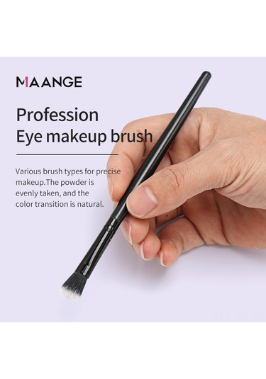 Wezone Maange 3'lü Göz Makyaj Fırçası Seti: Far, Kaş Ve Yumuşatıcı Fırçalar - Doğal Renk Geçişi, Dayanıklı Nilon Tüyler