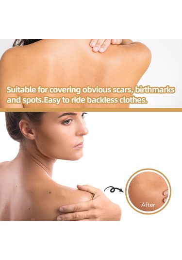 Hangfox 60 Adet Silikon Gizleme Yama Seti - Doğal Görünüm, Nefes Alıcı - Yara Izleri, Doğuş Lekeleri Ve Benekler İçin Uygun