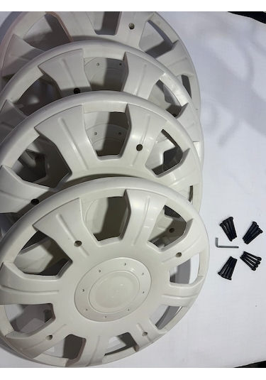 Karsan J9 Premier Pejo Beyaz Jant Kapağı 4 Adet Vida Ve Anahtar