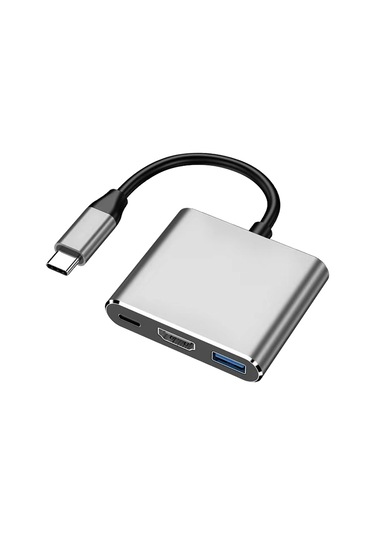 Suntek Tip C - Hdmı Kablosu Dönüştürücü Dizüstü Ev Gri