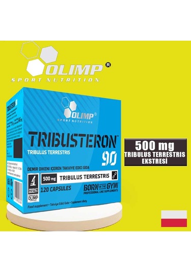 Olimp Tribusteron 90 120 Kapsül Aromasız Tribulus Terrestris