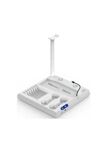 Ps5 Slım / Fat Soğutucu Özellikli Vr Standlı Şarj Dikey Standı Pg-p5s028