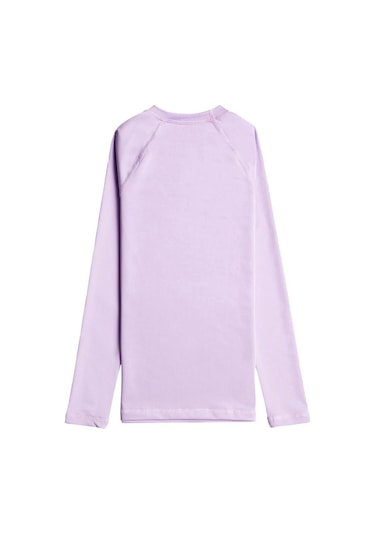 Roxy Ergwr03342 Beach Classics Ls Kız Çocuk Yüzücü Tişörtü Mor