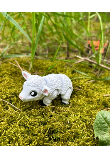 Kuzu Oyuncak 3d Hareketli Organik Oyuncak Vip Model- Orta Boy