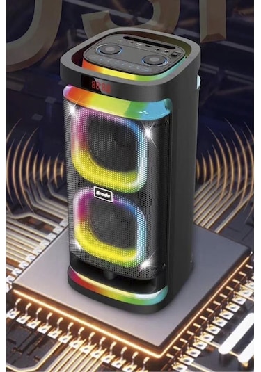 Torima BTS-1989 RGB Karaoke Mikrofonlu Kumandalı Bluetooth Hoparlör