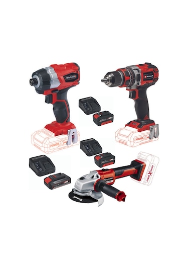 Einhell TE-CI 18 li BL TE-CD 18/50 Li-i BL Axxio 125mm 2x4.0+2.5
