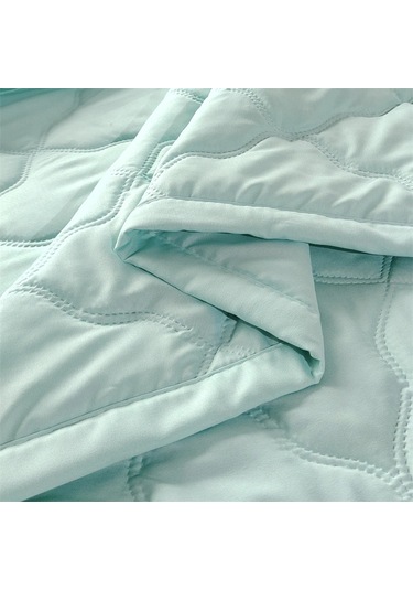 Nane Yeşili Yazlık Yorgan, Hafif, Yumuşak Ve Cilt Dostu Düz Yeşil