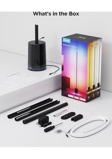 Govee Rgbıcww Lyra 2 Köşe Lambası-siyah